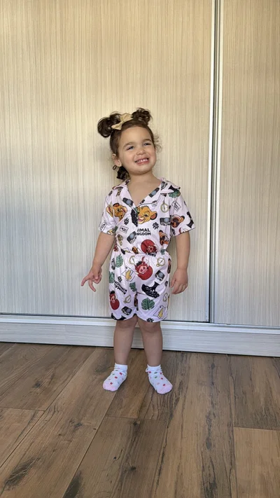 CAMISERO CORTO KIDS - REY LEON -