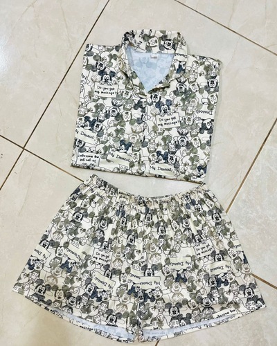 CAMISERO CORTO CURVY - MICKEY -