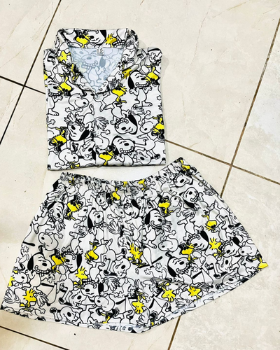 CAMISERO CORTO CURVY - SNOOPY -