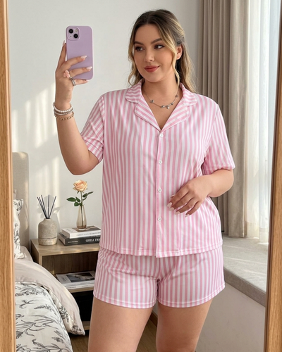 CAMISERO CORTO CURVY - MINA -