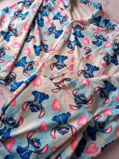 CONJUNTO CAMISERO PLUSH STITCH 