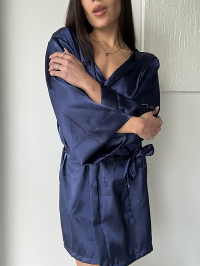 BATA SATEN AZUL 