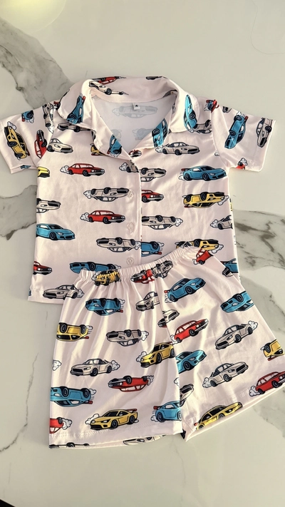 CAMISERO CORTO KIDS - AUTOS -