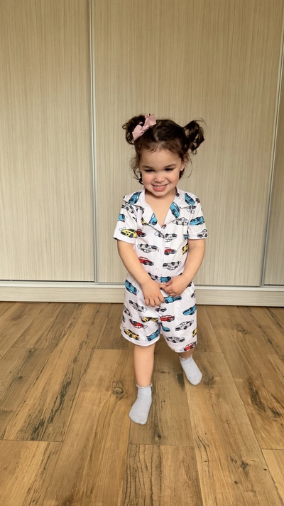 CAMISERO CORTO KIDS - AUTOS -