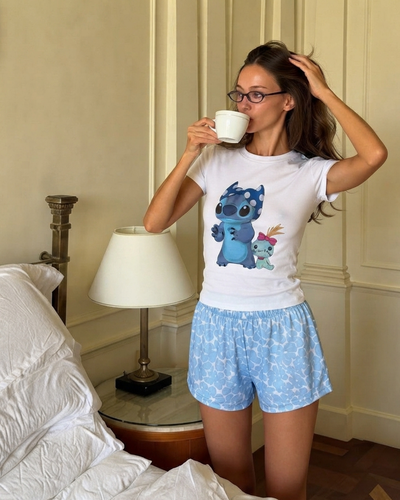 PIJAMA ANIMADO - STITCH - 