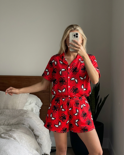 CAMISERO CORTO MODAL - SPIDERMAN -