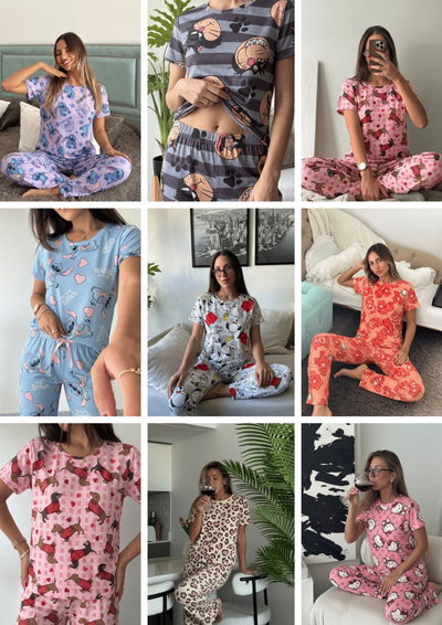 PACKS SURTIDOS PIJAMAS FULL PRINT ANIMADOS 