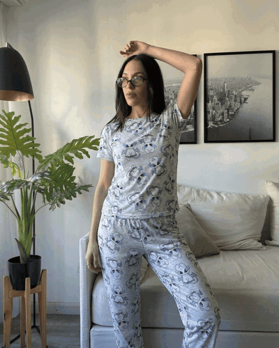 PIJAMA FULL PRINT MODAL SOFT - FURIA  -