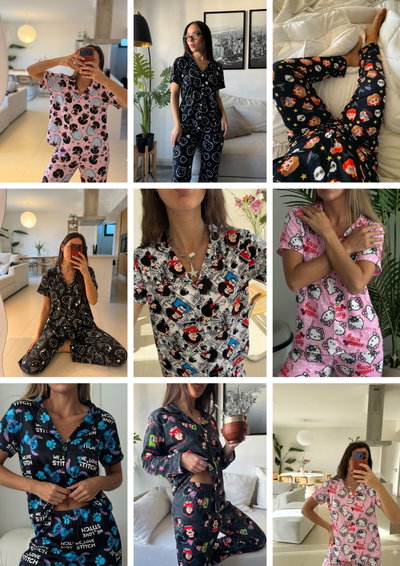 PACKS SURTIDOS PIJAMAS CAMISEROS ANIMADOS 