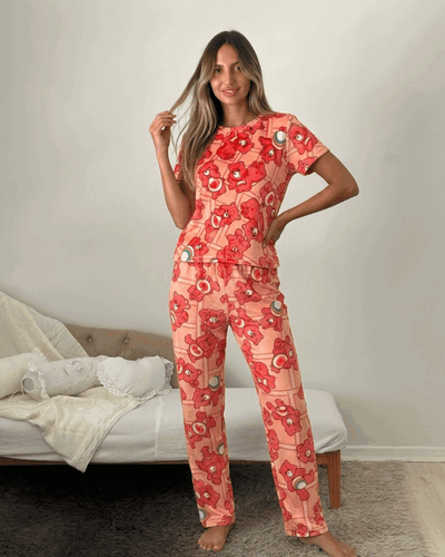 PIJAMA FULL PRINT MODAL SOFT - OSOS CARIÑOSOS  -