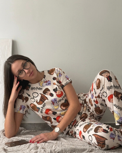 PIJAMA FULL PRINT MODAL SOFT - HARRY POTTER -