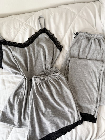 TRIO MORLEY GRIS CLARO