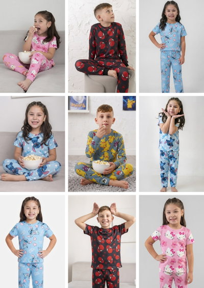 PACKS SURTIDOS  PIJAMAS FULL PRINT ANIMADOS KIDS