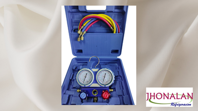 Manifold Con visor LINEA AZUL (R410-R32)