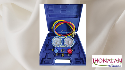 Manifold Con visor LINEA AZUL (R22-R12-R134-R404)