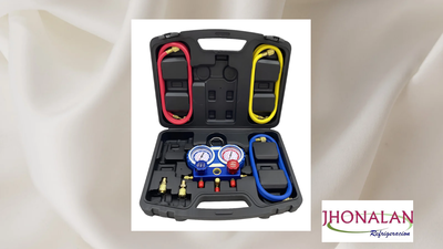 Manifold Con visor (R410-R12-R22-R134) Maletin y Cuerpo Aluminio