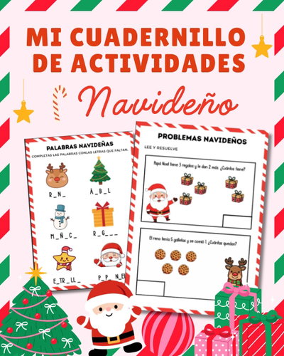 MI CUADERNILLO DE ACTIVIDADES NAVIDEÑO – Edición Especial