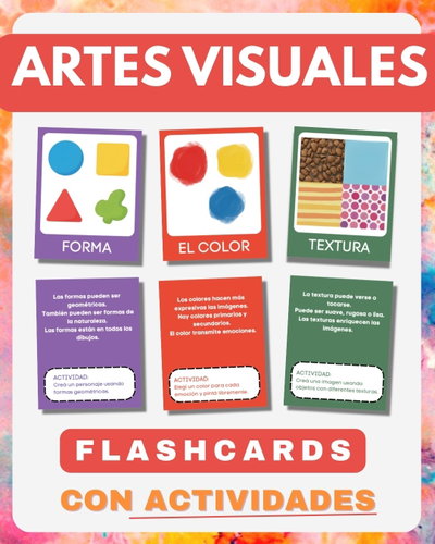 FLASHCARDS ARTES VISUALES- PRIMARIA