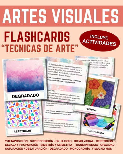 FLASHCARDS DE ARTES VISUALES – NIVEL SECUNDARIO