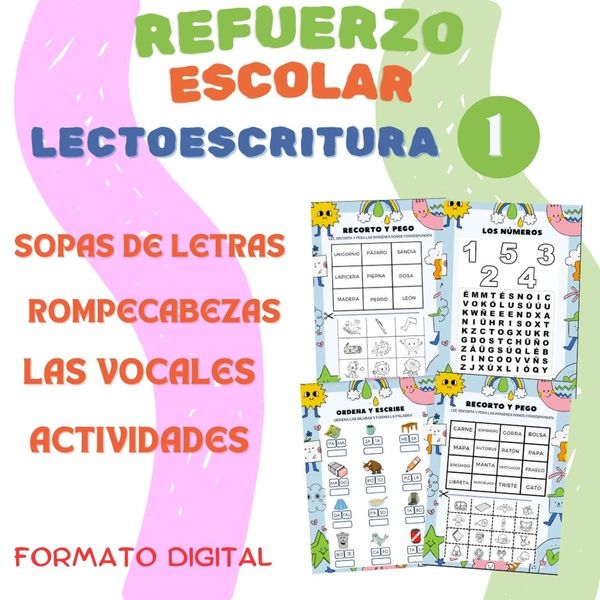 KIT LECTOESCRITURA 1 (refuerzo) 