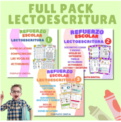 FULL PACK LECTOESCRITURA (1,2,3)