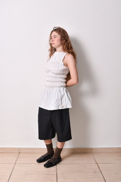 Vestido 40 líneas poplin