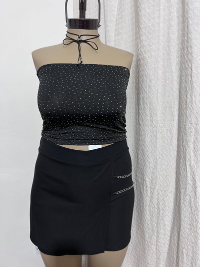 SHORT POLLERA CADENA bengalina