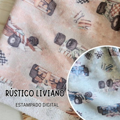 Short rústico estampado