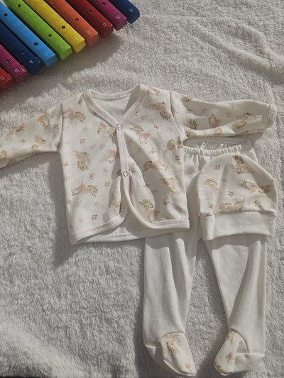 Ajuar 3 piezas estampado