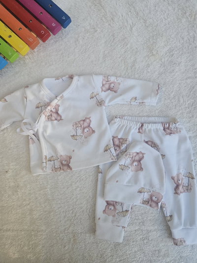 Ajuar 3 piezas estampado