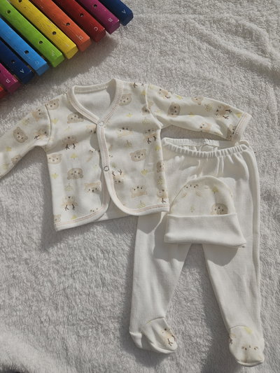 Ajuar 3 piezas estampado