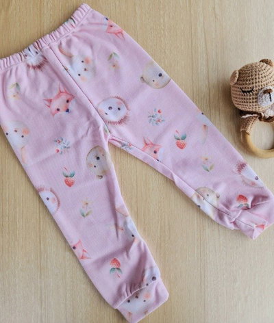 Pantalón de algodón estampado