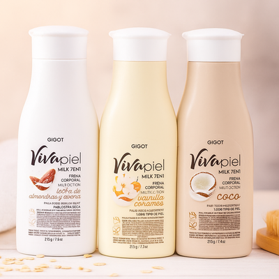 Crema Corporal Viva Piel Milk 7 en 1 