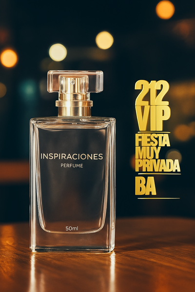 Perfume Inspiraciones 212 Vip Mujer Carolina Herrera