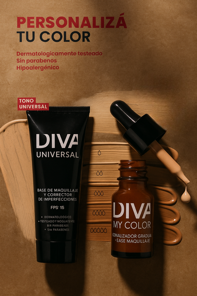 Set Diva Base Universal + Diva My Color Tonalizador Gradual