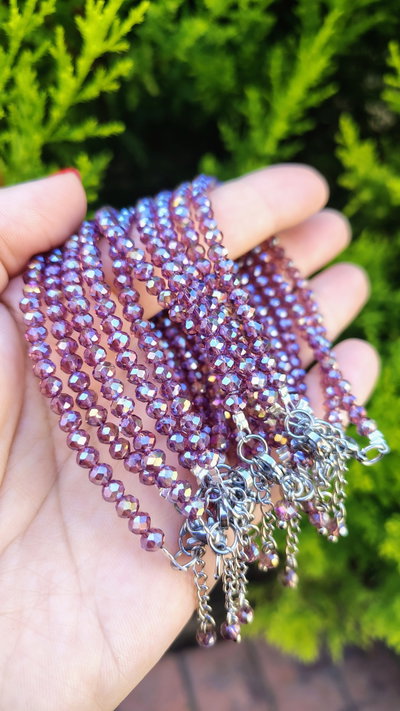 Pulsera Cristal Vino 