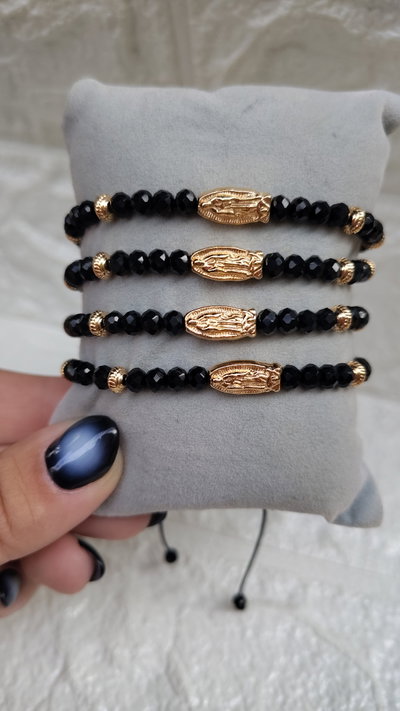 Pulseras Virgen Guadalupe Dorada