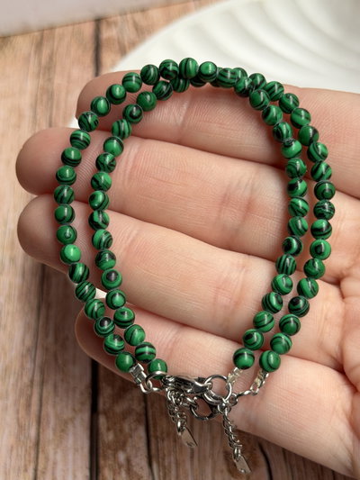 PULSERA MINERAL - MALAQUITA 