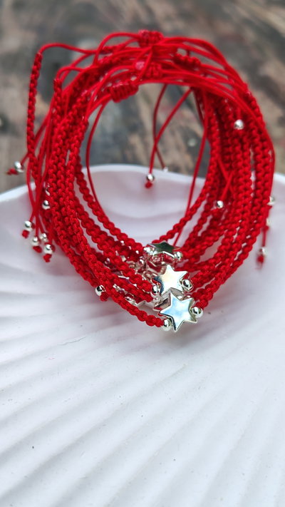 Pulsera Tejida Estrella 