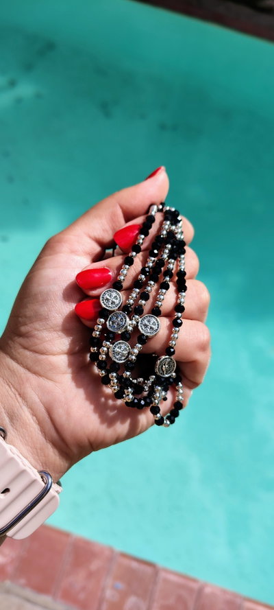 Pulsera San Benito Cristal 