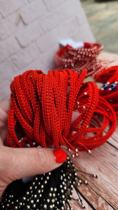 Tejida Lisas Rojo