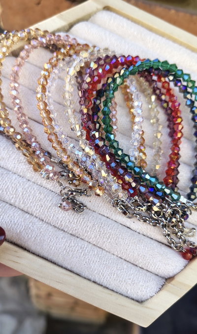 PULSERA CLÁSICA CRISTAL 
