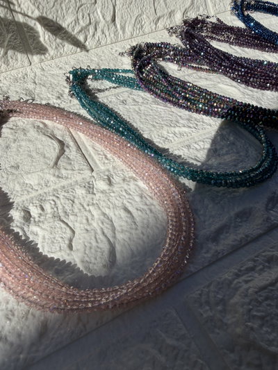 PROMO 5 CHOKER CRISTAL MINI - SIN ELECCIÓN DE COLOR