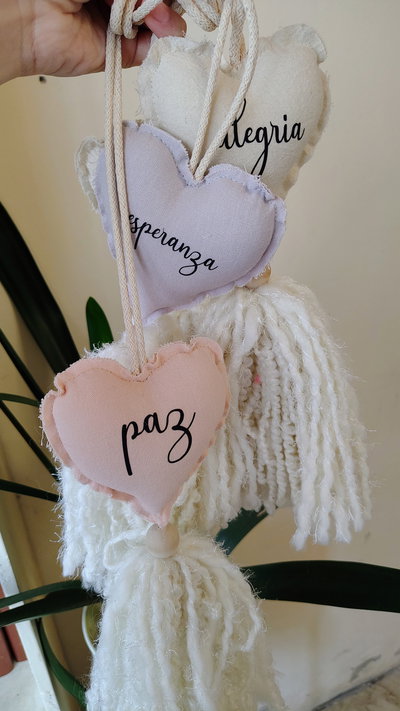 Sujetadores de Cortina - terminación en lana