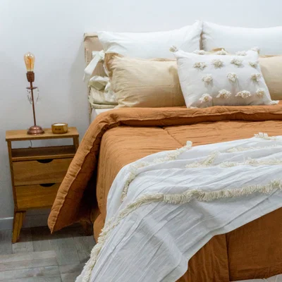 Acolchado Tusor 2 1/2 plazas 