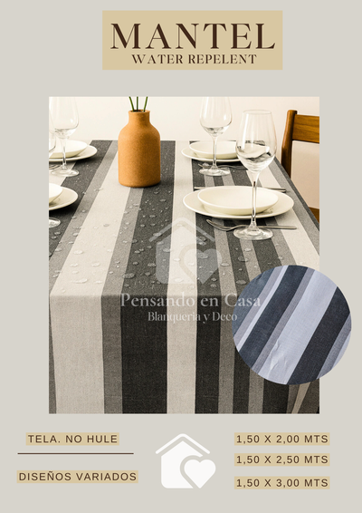 Mantel water repelent 