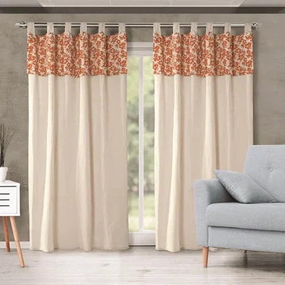CORTINA AMBIENTE TROPICAL C/GOBELINO