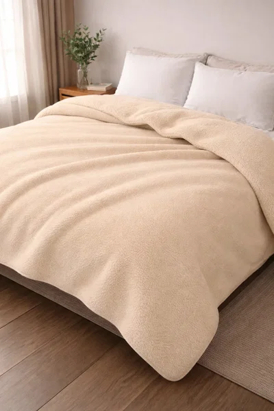 FRAZADA POLAR C/CORDERITO 1 1/2 (150X230)