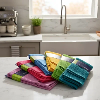 REPASADOR ARCOIRIS PACK X2 - 100% ALGODÓN 