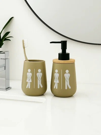 SET DE ACCESORIOS CERÁMICA
